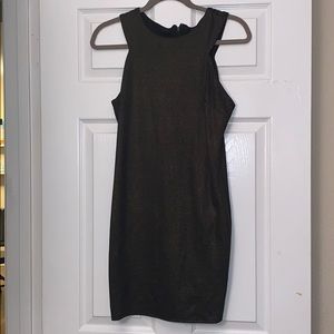 Gold shimmer dress